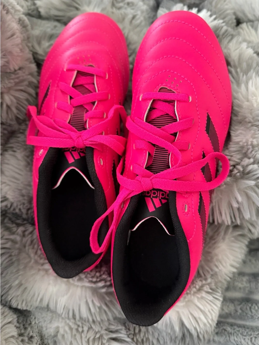 Adidas Goletto 8 FG J 'Team Shock Pink' Soccer Cleat / Youth Size 5.5 $15